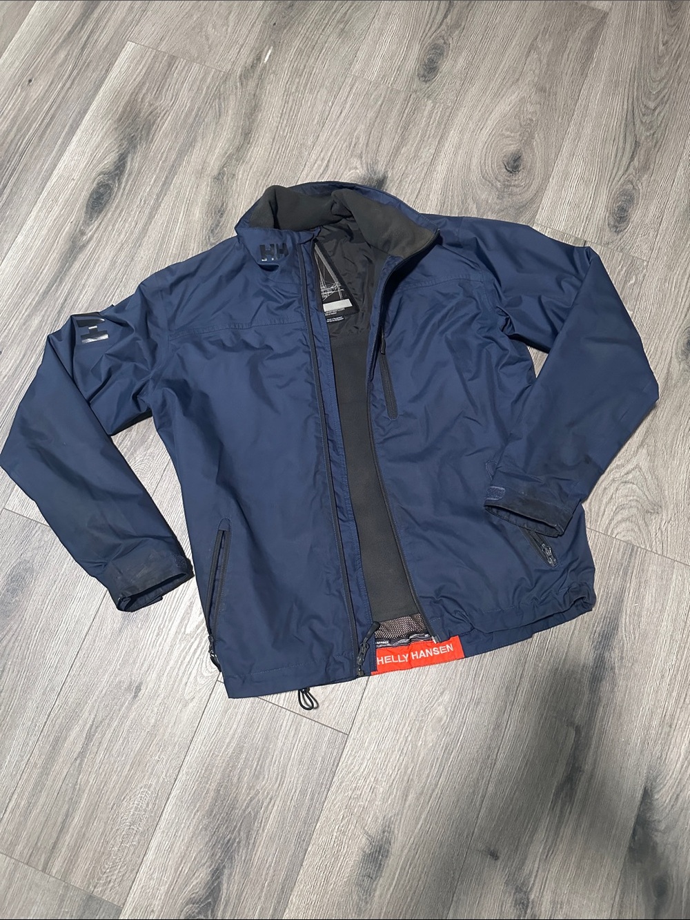 Helly Hansen Navy Blue Waterproof Rain Jacket